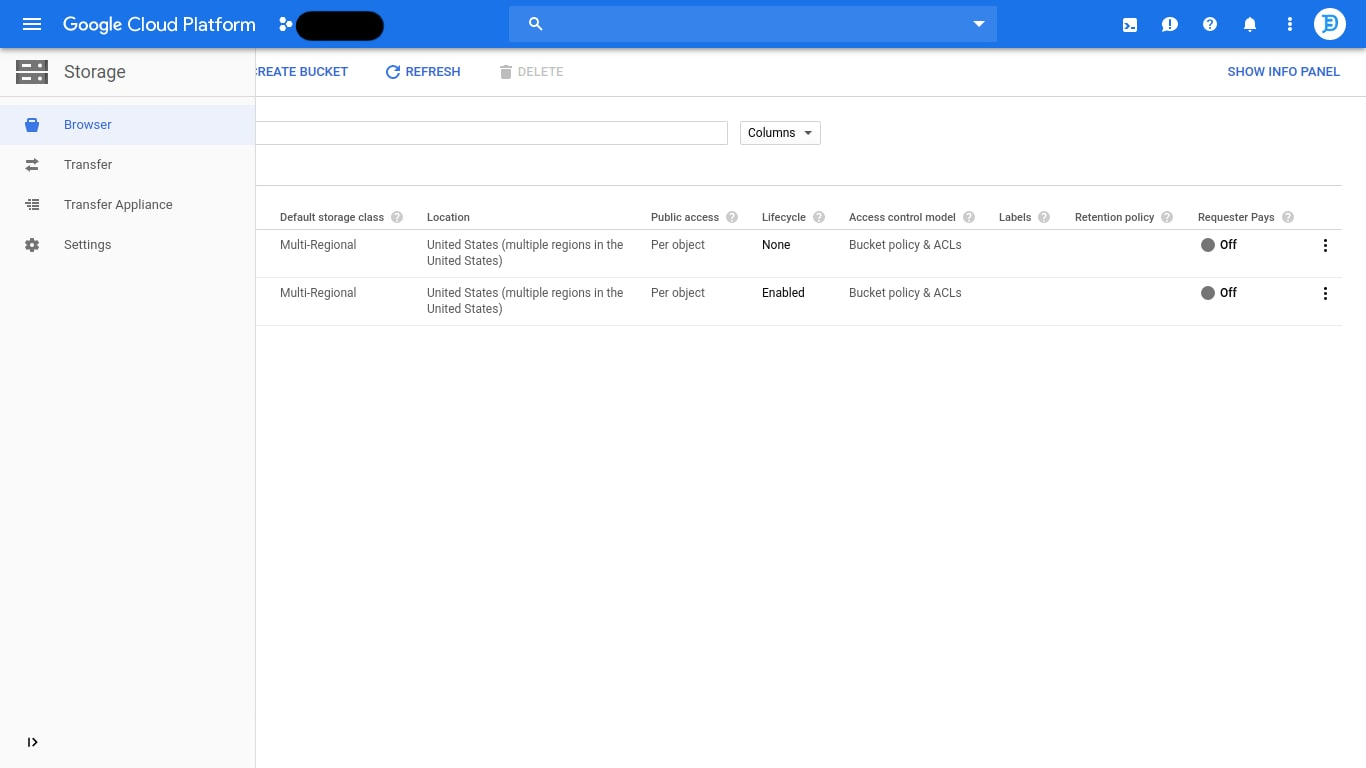 Google Cloud Storage