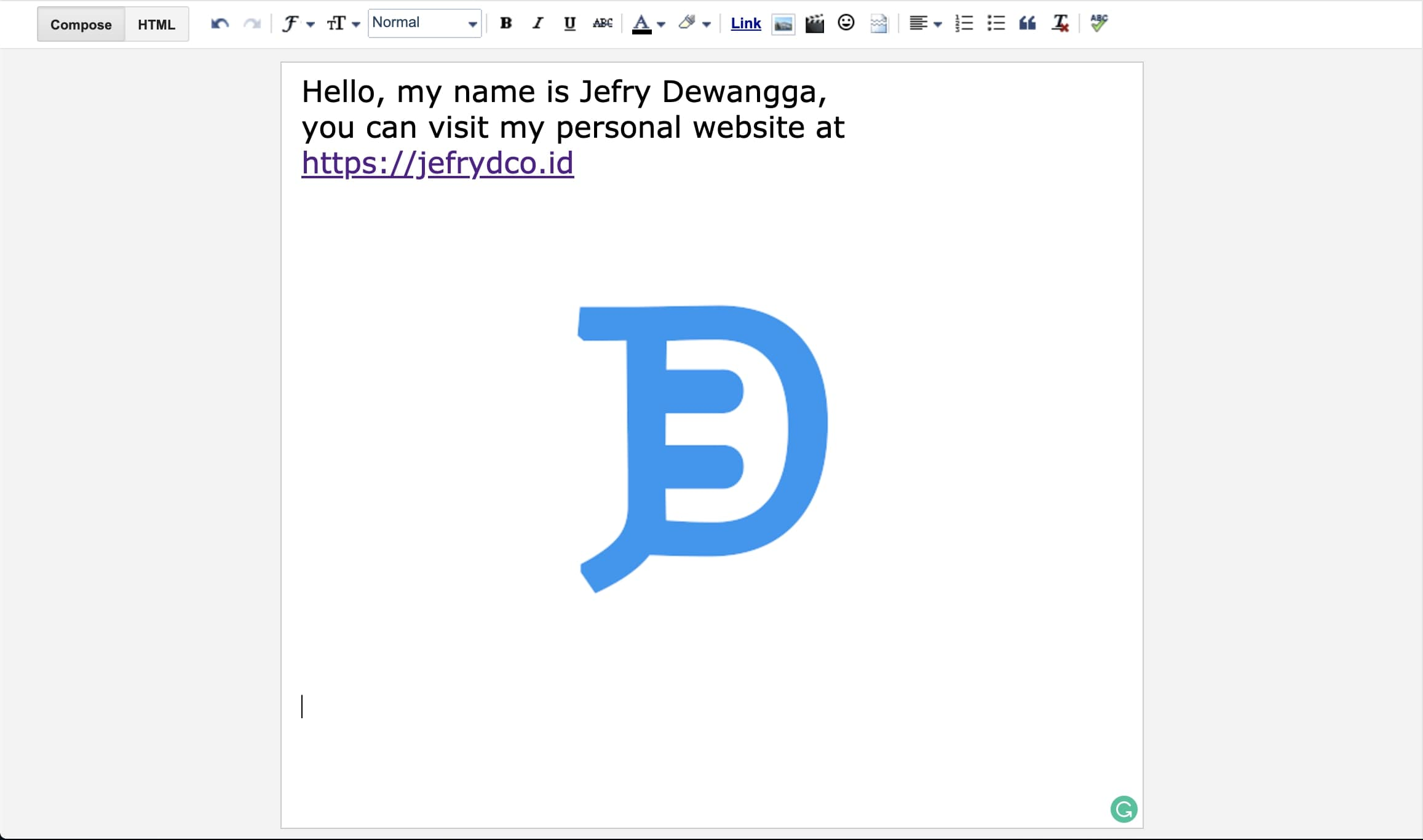 What You See is What You Get Text Editor