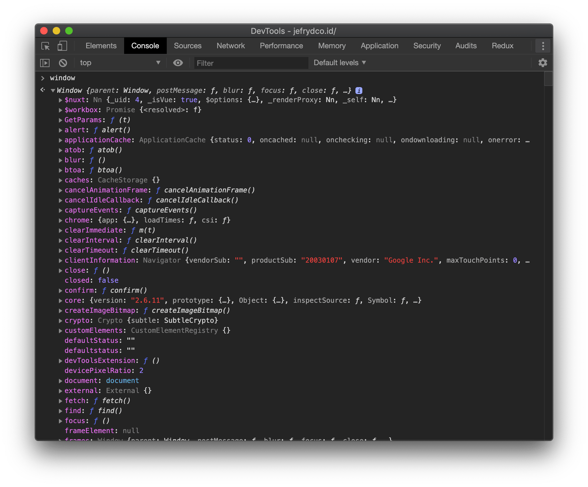 window JavaScript